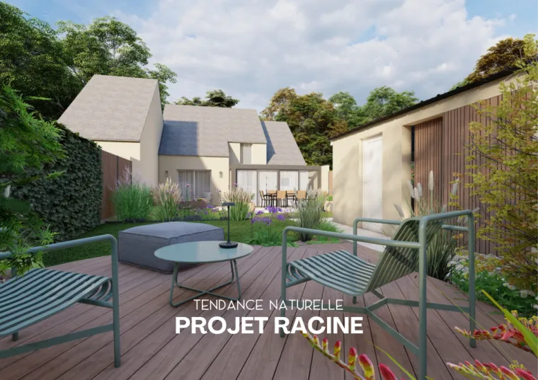 Conception d'un aménagement pour un petit jardin à Bédée