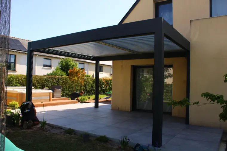 Pergola climatique à Pleumeleuc