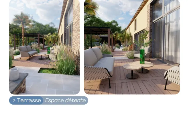Conception d'une terrasse bois à Bédée