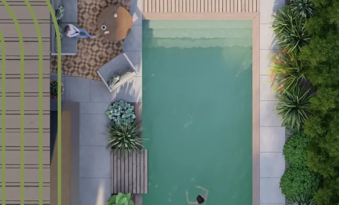 Création d'une piscine à Pleumeleuc