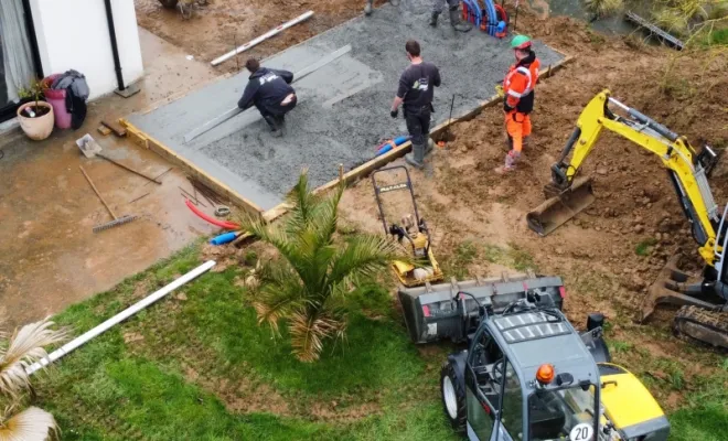 Création d'une piscine à Pleumeleuc