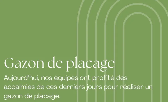 Gazon de placage à Bédée