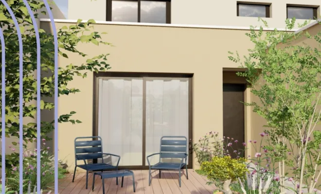 Conception complet d'un petit jardin à Pacé