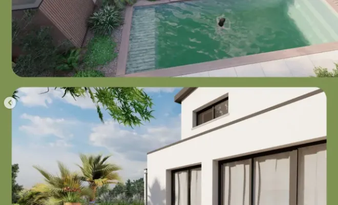 Création piscine avec aménagement terrasse à Montauban-de-Bretagne, Pleumeleuc, Tendance Naturelle