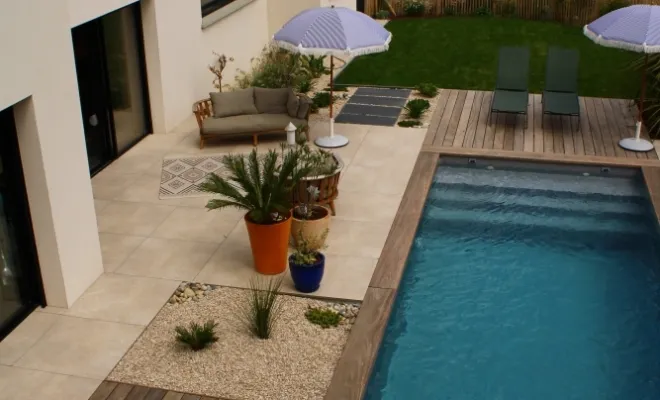 Aménagement d'une piscine à Pleumeleuc