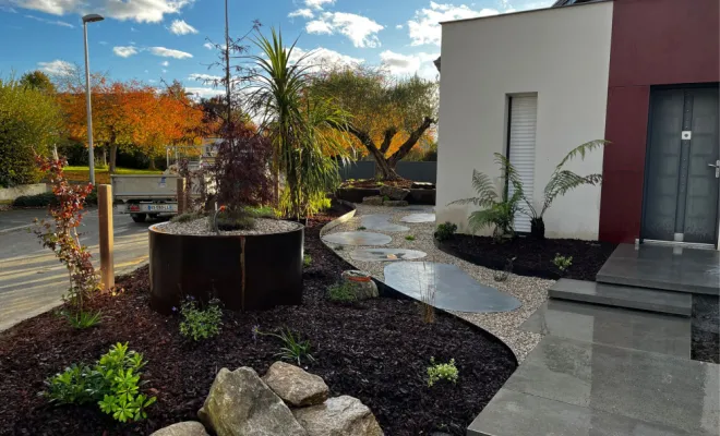 Aménagement d'un jardin à Betton