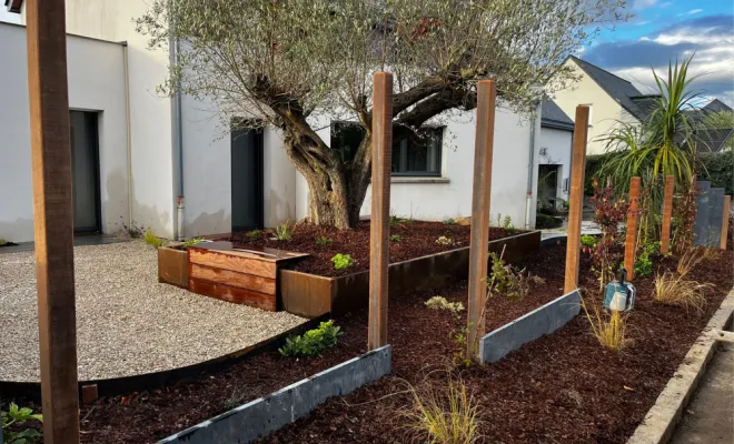 Aménagement d'un jardin à Betton