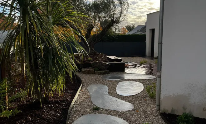 Aménagement d'un jardin à Betton