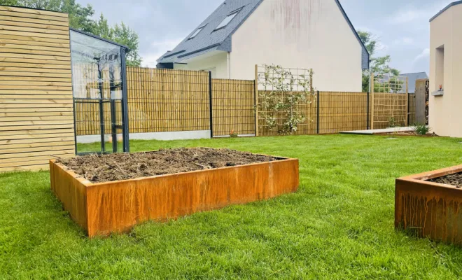 Bacs potager en acier corten