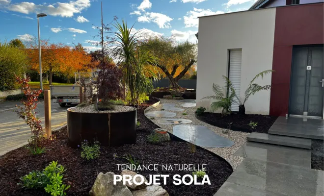 Aménagement d'un jardin à Betton