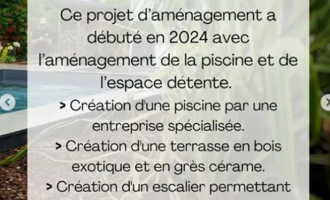 Aménagement d'une piscine et de terrasses à Pacé, Pleumeleuc, Tendance Naturelle