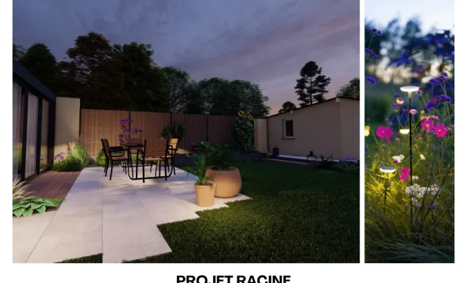 Conception d'un aménagement pour un petit jardin  à Bédée