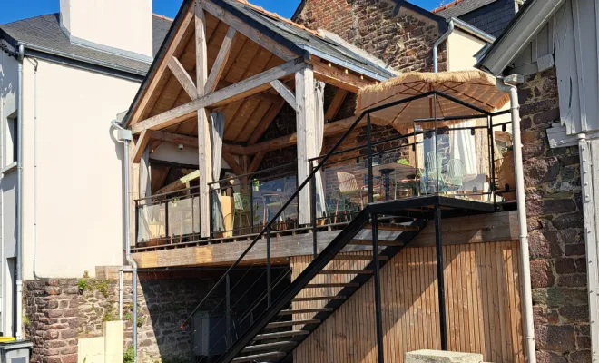 Création d'une terrasse à Monfort-sur-Meu