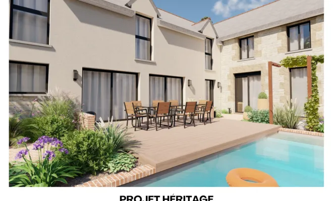 Conception d'un aménagement plein de charme pour une longère à Irodouër