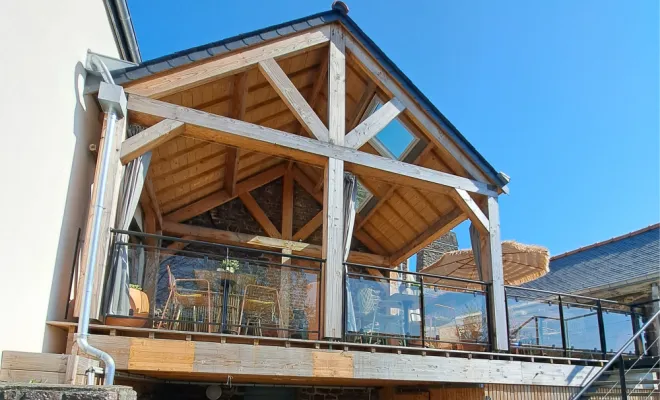 Création d'une terrasse à Monfort-sur-Meu