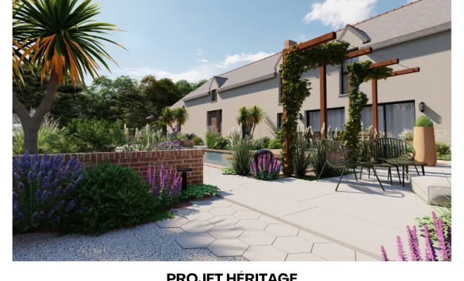 Conception d'un aménagement plein de charme pour une longère à Irodouër