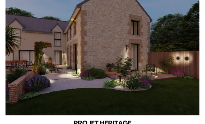 Conception d'un aménagement plein de charme pour une longère à Irodouër