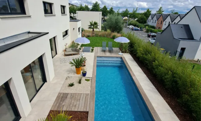 Aménagement d'une piscine à Pleumeleuc