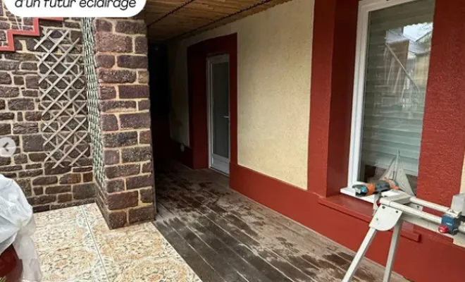 Rénovation de terrasse avec création de faux plafond à Pacé, Pleumeleuc, Tendance Naturelle