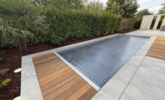Aménagement d'une piscine à Pacé