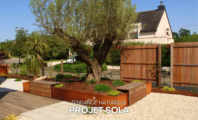 Aménagement d'un jardin à Betton